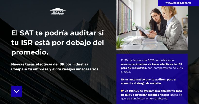 El SAT te podra auditar si tu ISR esta por debajo.